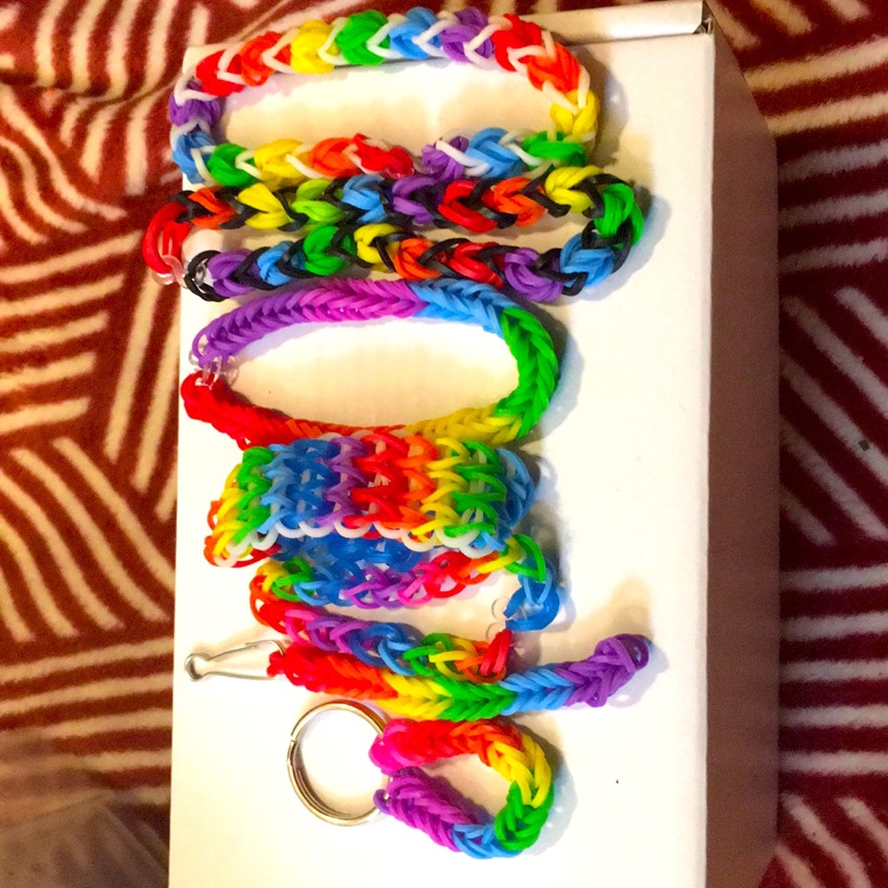 7 rainbow loom creations